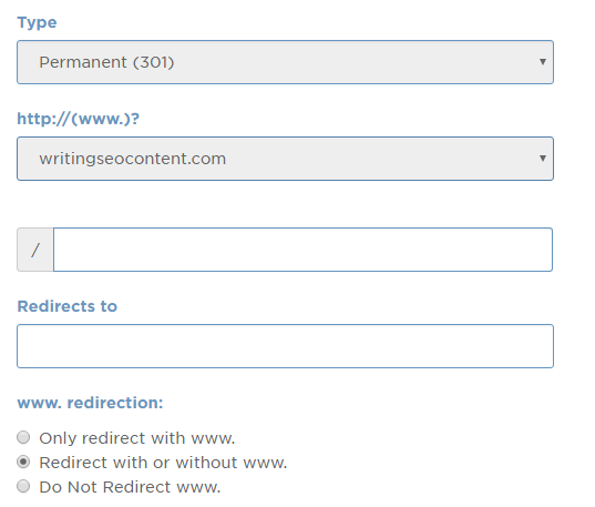 cpanel domain selection