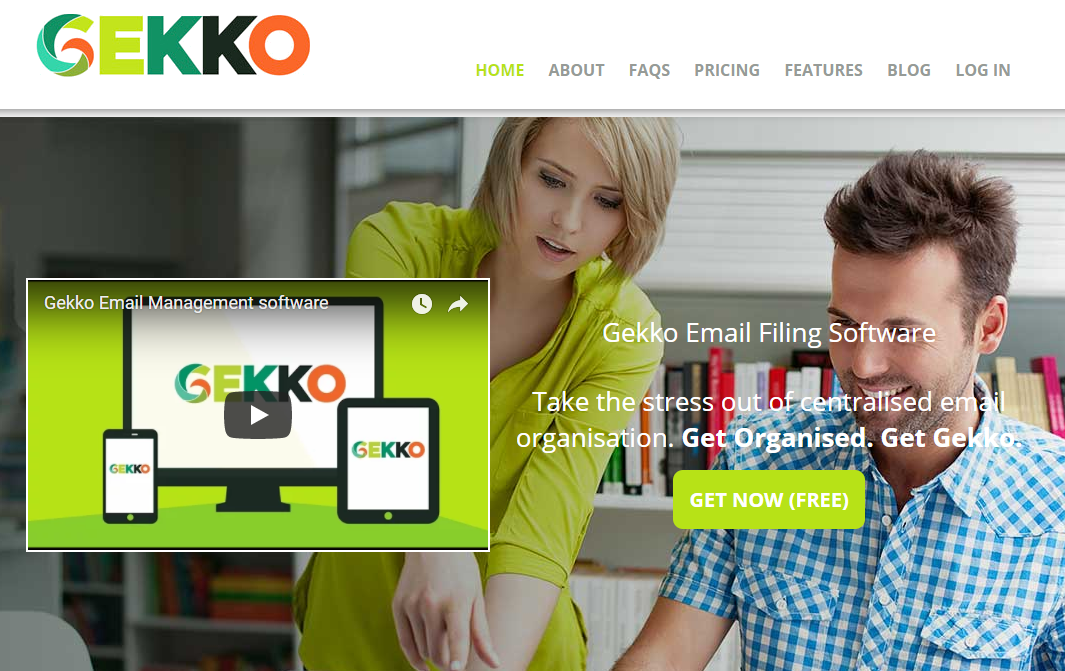 Gekko homepage video example Gekko homepage video example