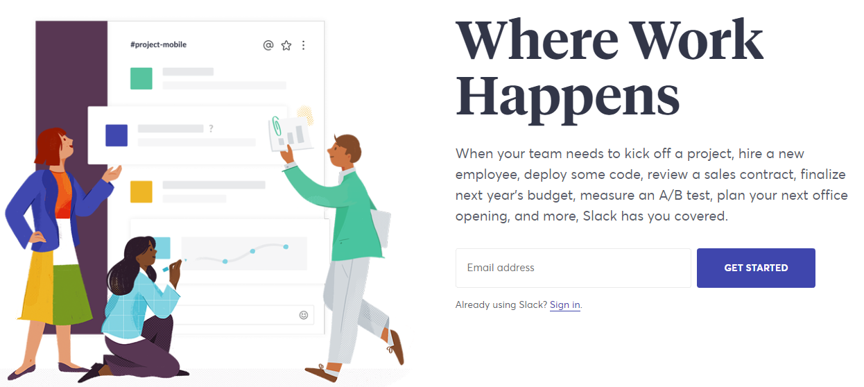 Slack CTA Slack CTA
