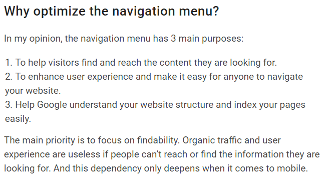 optimizing the navigation menu for SaaS optimizing the navigation menu for SaaS