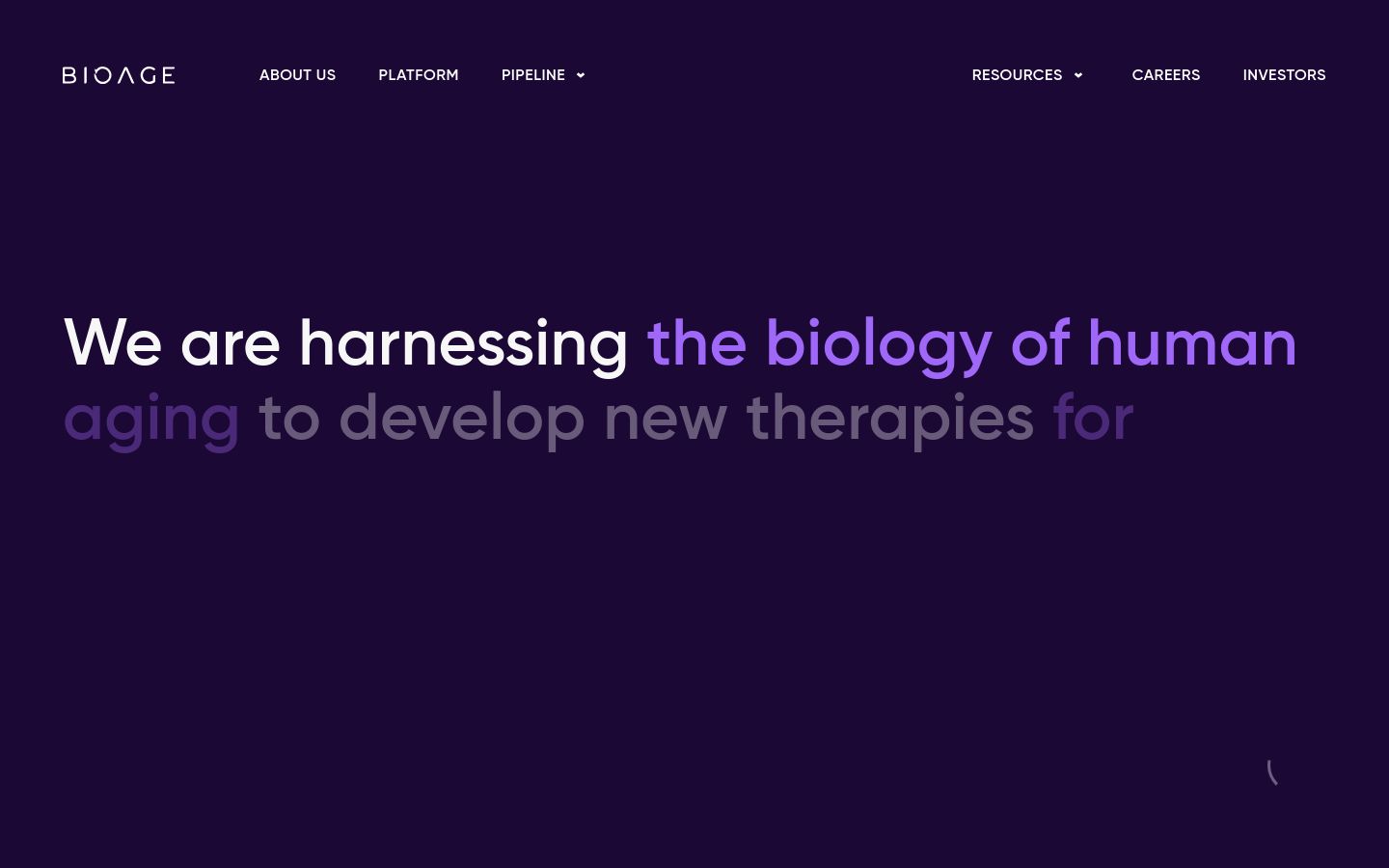 BioAge Labs longevity research website