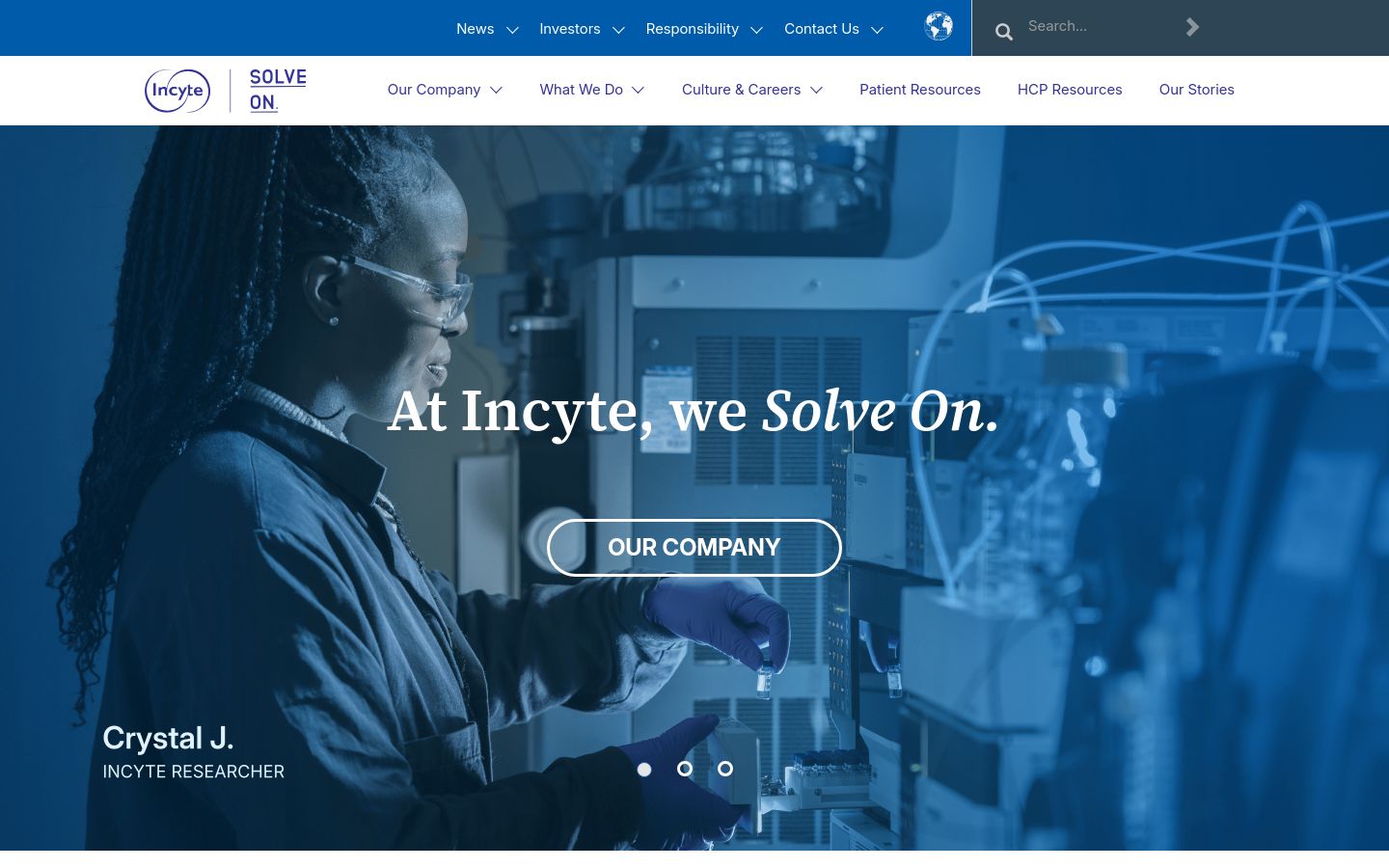 Incyte oncology pharmaceuticals website