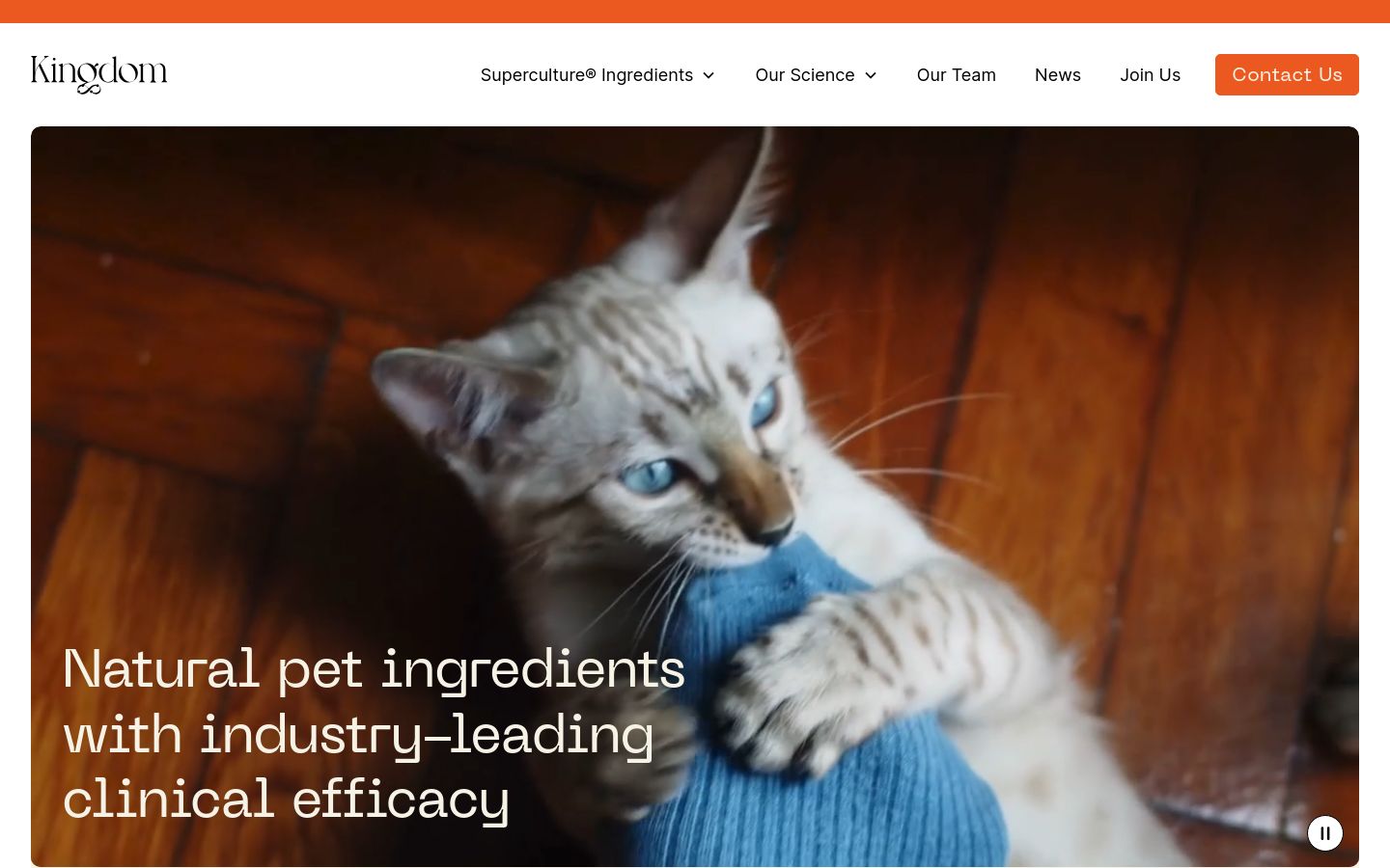 Kingdom Supercultures microbiome food website