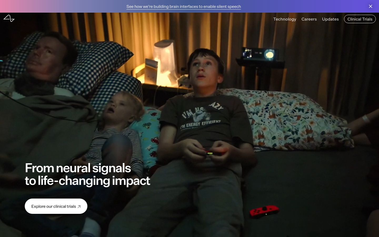 Neuralink brain computer interface website