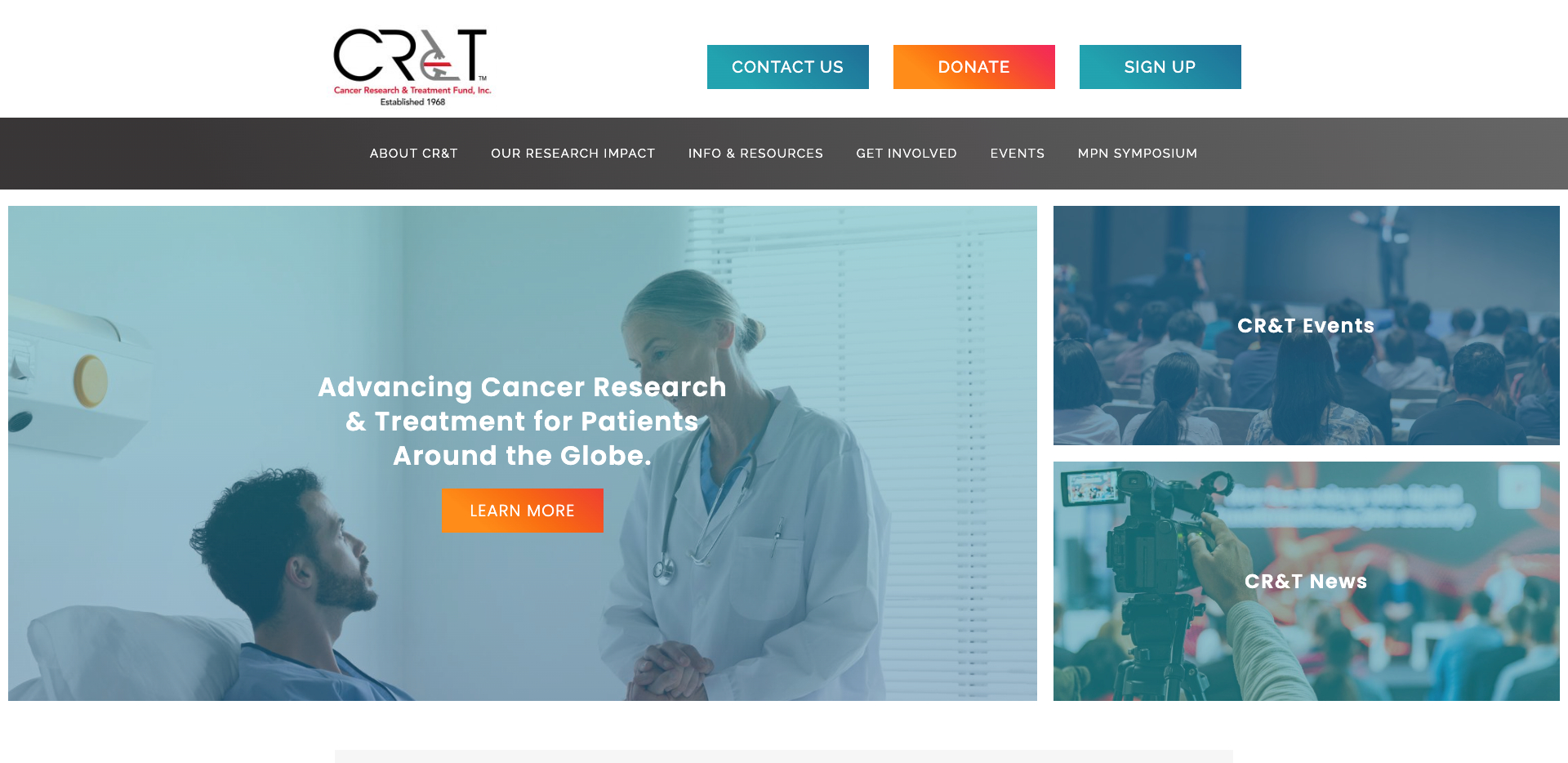Cancer Research and Treatment Fund Homepage