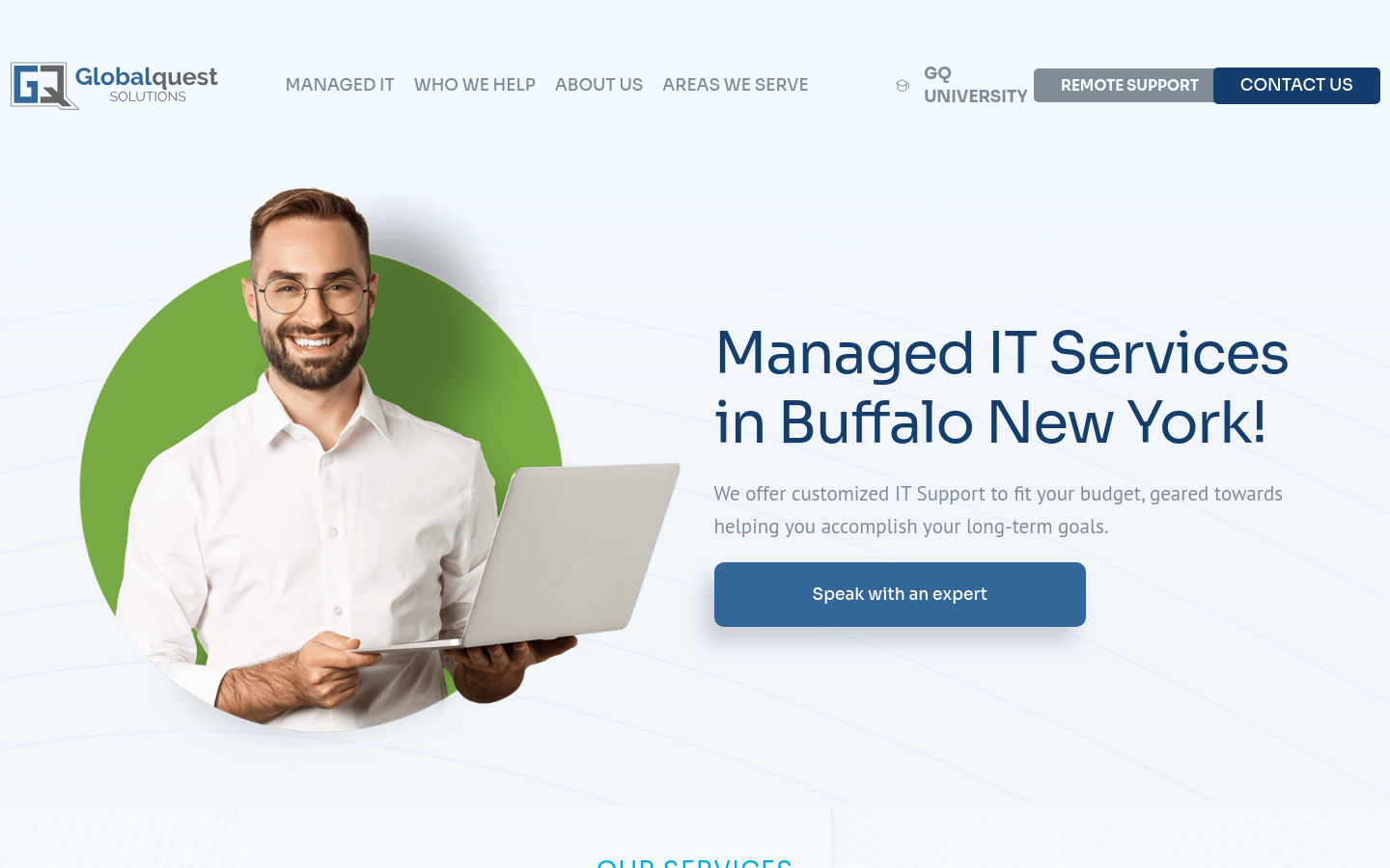 Globalquest Solutions homepage