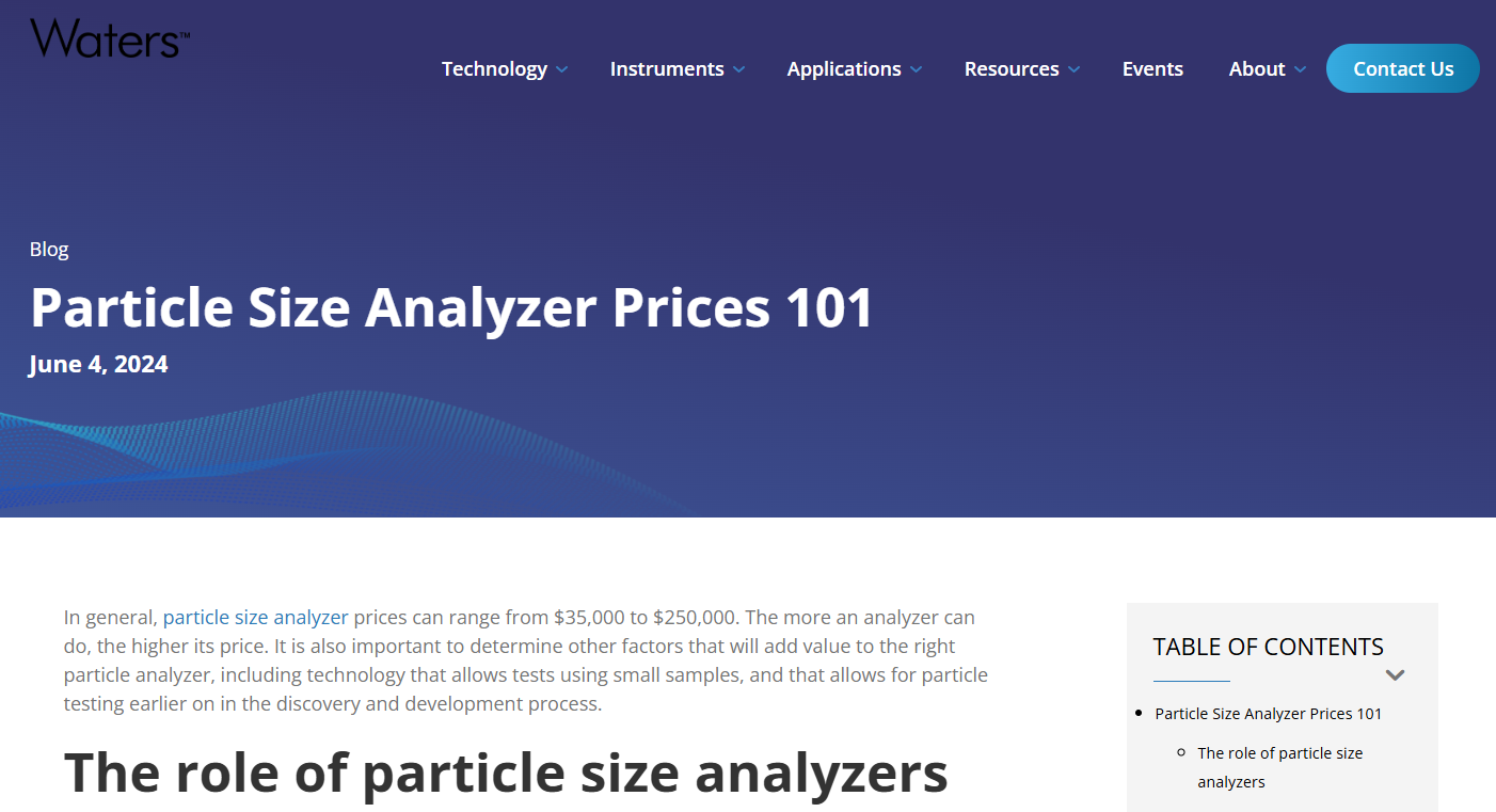 Particle Size Analyzer Rankings