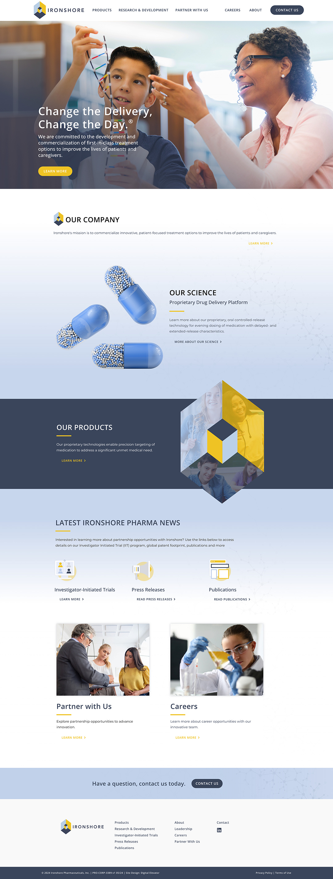 Ironshore Homepage 2022-23