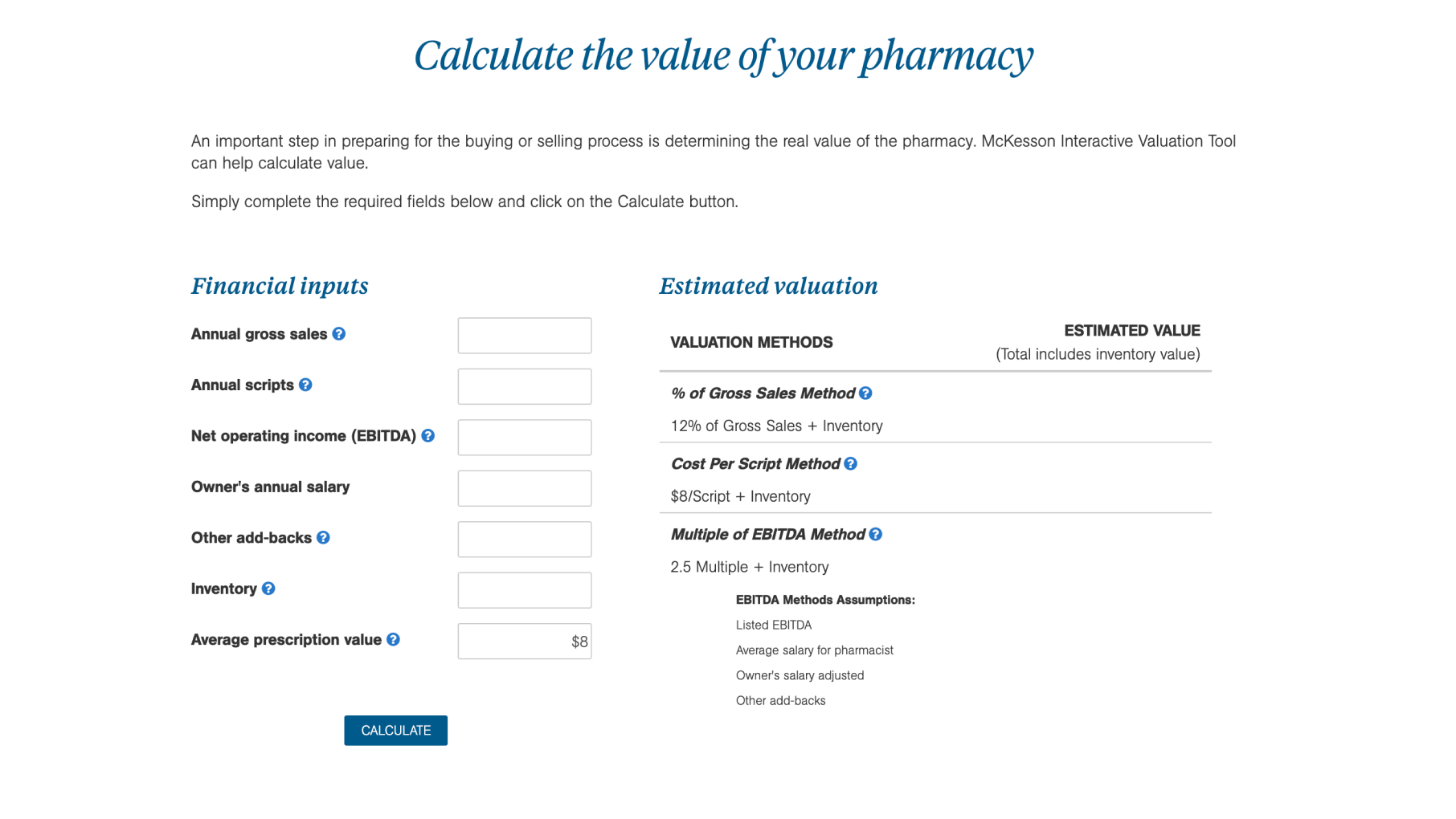 RX Ownership Calculator