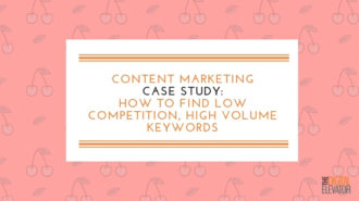 Low Competition High Volume Keywords
